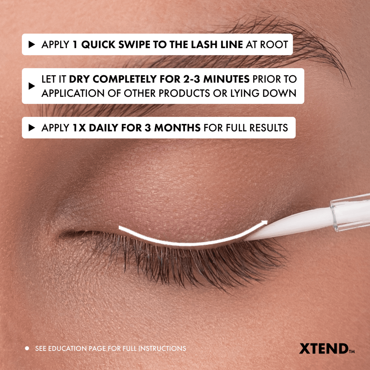 SUERO PARA PESTAÑAS Y CEJAS XTEND™